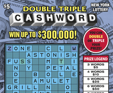 DOUBLE TRIPLE CASHWORD         Scratch-Off Card