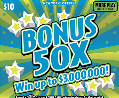 BONUS 50X                      Scratch-Off Card